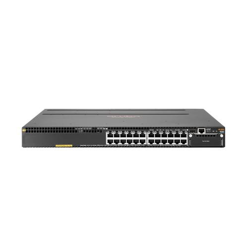 HPE Aruba Networking Aruba 3810M 24G PoE+ 1-slot Géré L3 Gigabit Ethernet (10/100/1000) Connexion Ethernet, supportant l'alimentation via ce port (PoE) 1U Noir - JL073A
