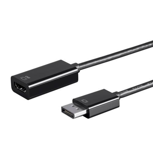 Monoprice  câble vidéo et adaptateur 0,13 m DisplayPort HDMI Type A (Standard) Noir - 24270