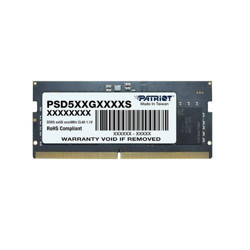 Patriot Memory Signature  module de mémoire 8 Go 1 x 8 Go DDR5 5600 MHz - PSD58G560041S