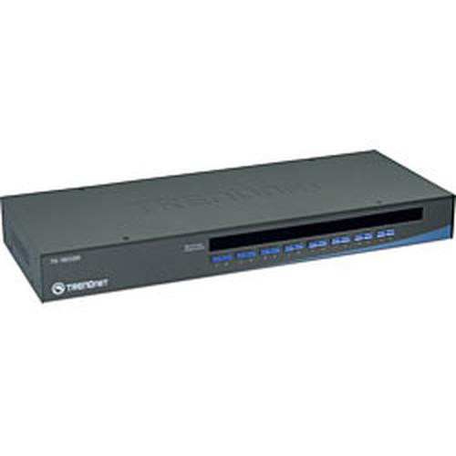 Trendnet 16-Port USB/PS/2 Rack Mount KVM Switch commutateur écran, clavier et souris Grille de montage Noir - TK-1603R