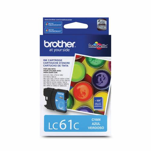 Brother  cartouche d'encre Original Rendement standard Cyan - LC-61CS