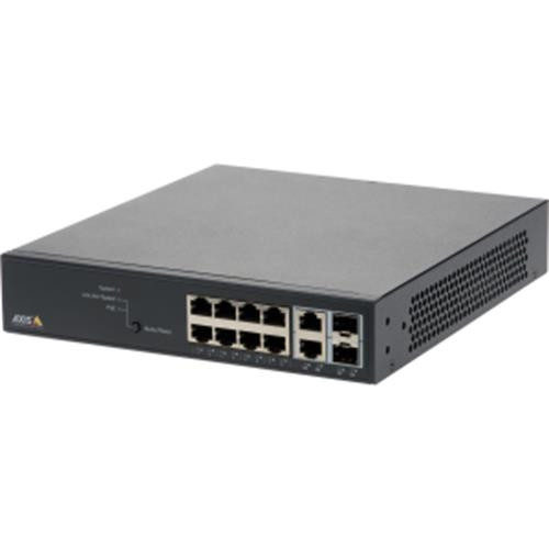 Axis  commutateur réseau Géré Gigabit Ethernet (10/100/1000) Connexion Ethernet, supportant l'alimentation via ce port (PoE) Noir - 01191-004