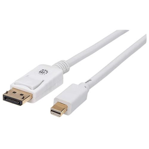 Manhattan  câble DisplayPort 2 m Mini DisplayPort Blanc - 324748