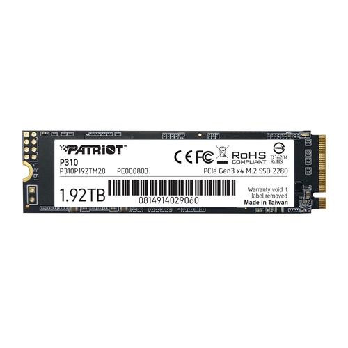 Patriot Memory P310 1,92 To M.2 PCI Express 3.0 NVMe - P310P192TM28