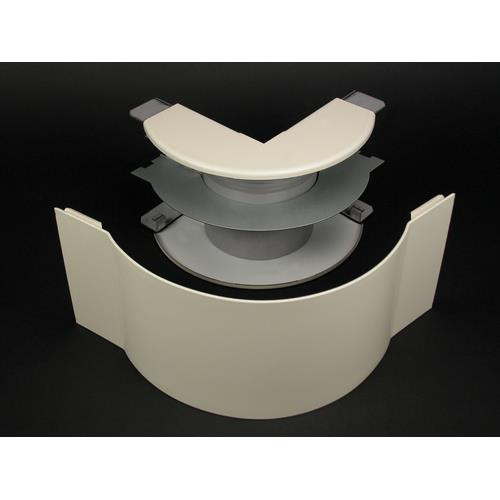 WIREMOLD  accessoire pour chemins de câbles Goulotte coudée vers l'extérieur - G4018FO