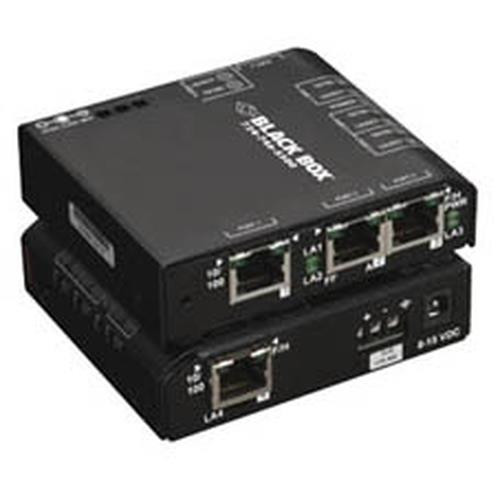 Black Box  commutateur réseau Non-géré L2 Fast Ethernet (10/100) Noir - LBH101A-HD-24