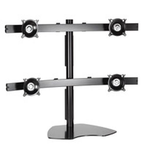 Chief Widescreen Quad Monitor Table Stand Bureau Noir - KTP445B