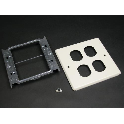 WIREMOLD  Plaque de commutation et obturateur Ivoire - CV4047BB