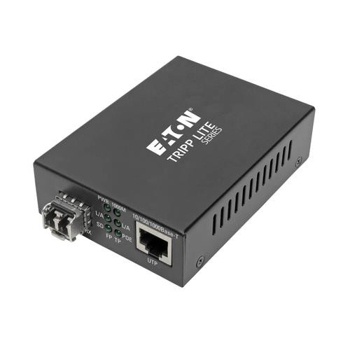 Tripp Lite  convertisseur de support réseau 1000 Mbit/s 850 nm Multimode Noir - N785-P01-LC-MM1 Tripp Lite  convertisseur de support réseau 1000 Mbit/s 850 nm Multimode Noir - N785-P01-LC-MM1