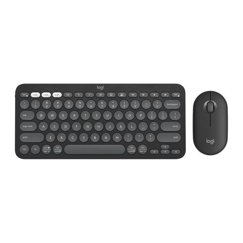 Logitech Pebble 2 Combo clavier Souris incluse Universel RF sans fil + Bluetooth QWERTY Anglais Graphite - 920-012061