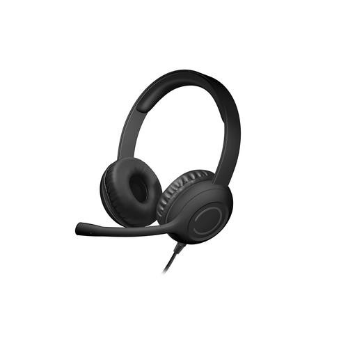 Cyber Acoustics  écouteur/casque True Wireless Stereo (TWS) Arceau Bureau/Centre d'appels Noir - AC-5812