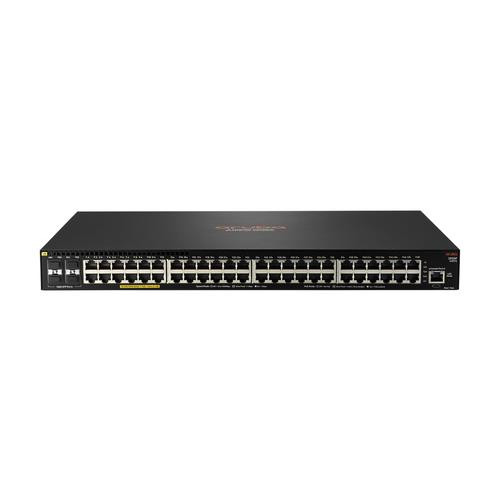HPE Aruba Networking Aruba 2930F 48G PoE+ 4SFP 740W Géré L3 Gigabit Ethernet (10/100/1000) Connexion Ethernet, supportant l'alimentation via ce port (PoE) 1U Gris - JL557A#B2B