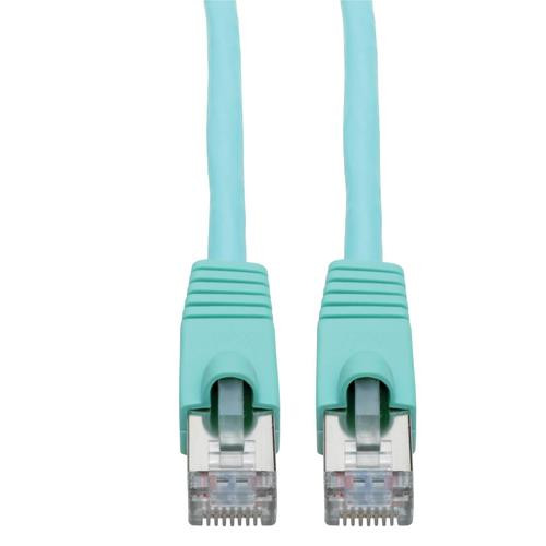 Tripp Lite  câble de réseau Couleur aqua 0,91 m Cat6a S/UTP (STP) - N262-003-AQ