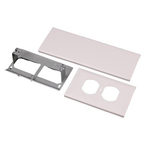 WIREMOLD  Plaque de commutation et obturateur Ivoire - 30TP-B