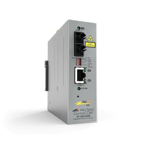 Allied Telesis AT-IMC2000TP/SC-980 convertisseur de support réseau 1000 Mbit/s 850 nm Multimode Gris - 990-005561-980 Allied Telesis AT-IMC2000TP/SC-980 convertisseur de support réseau 1000 Mbit/s 850 nm Multimode Gris - 990-005561-980