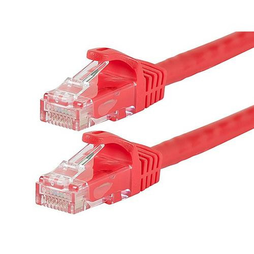 Monoprice 100ft. Cat6 UTP câble de réseau Rouge 30,48 m U/UTP (UTP) - 9829