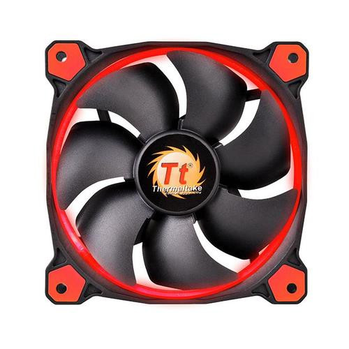 Thermaltake Riing 12 Boitier PC Ventilateur 12 cm Noir, Rouge - CL-F055-PL12RE-A