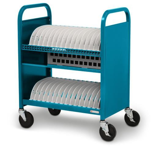 Bretford CUBE Transport Cart Classe mobile de charge et de gestion Bleu - TVCT30CAD-PA