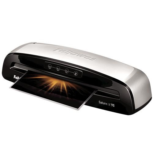 Fellowes Saturn 3i 95 Laminoir à froid 304 mm/min Noir, Argent - 5735801 Fellowes Saturn 3i 95 Laminoir à froid 304 mm/min Noir, Argent - 5735801