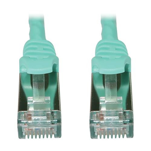 Tripp Lite  câble de réseau Couleur aqua 0,3 m Cat6a S/UTP (STP) - N262-S01-AQ