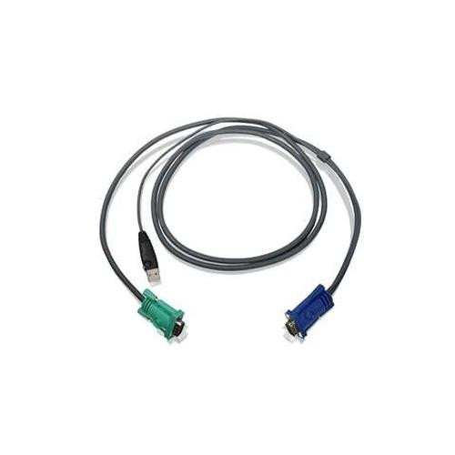 iogear USB KVM Cable 6 Ft câble kvm Noir 1,8 m - G2L5202U