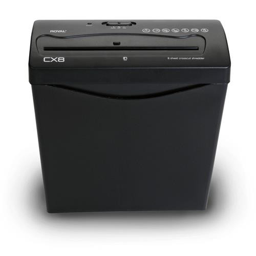 Royal CX8 destructeur de papier Destruction croisée Noir - 89341P