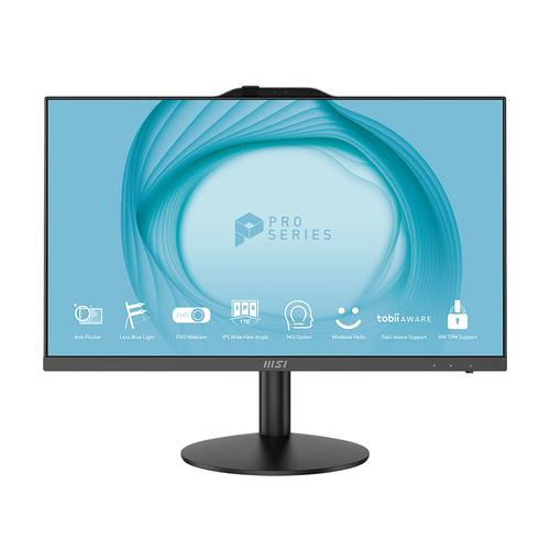 MSI Pro AP242 12M-056US Intel® Core™ i5 i5-12400 60,5 cm (23.8") 1920 x 1080 pixels PC All-in-One 8 Go DDR4-SDRAM 500 Go SSD Windows 11 Home Wi-Fi 6 (802.11ax) Noir - PRO AP242 12M-056US