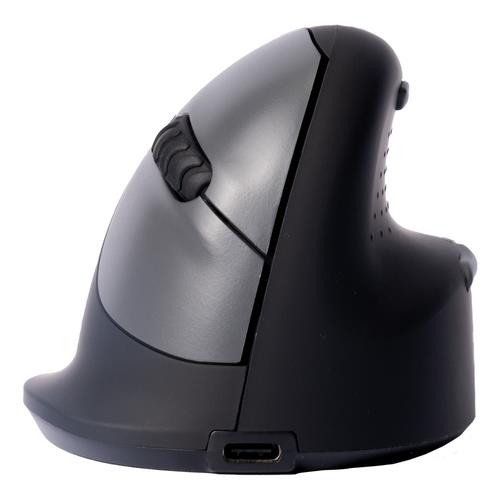 R-Go Tools Souris Ergonomique R-Go HE Break avec logiciel de pause, droiter, moyen (longueur main 165-185 mm), bluetooth, noir - RGOHEWL