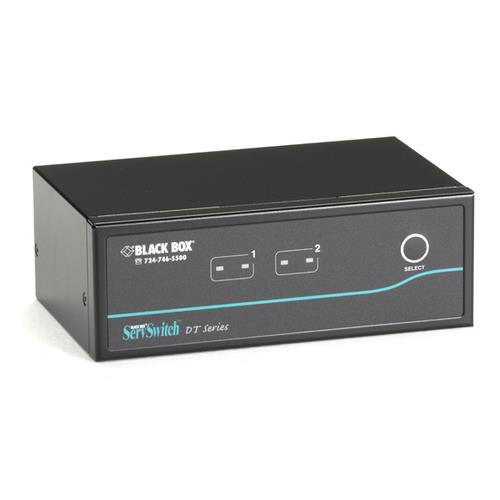 Black Box  commutateur écran, clavier et souris Noir - KV9622A Black Box  commutateur écran, clavier et souris Noir - KV9622A