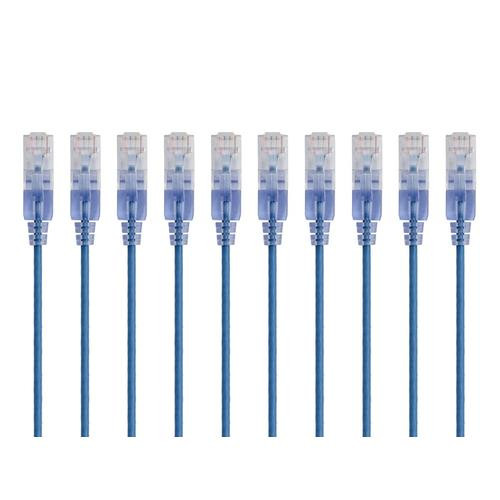 Monoprice  câble de réseau Bleu 0,91 m Cat6a - 15154