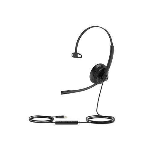 Yealink UH34 SE Mono Casque Avec fil Arceau Bureau/Centre d'appels Noir - UH34-SE-MONO-UC