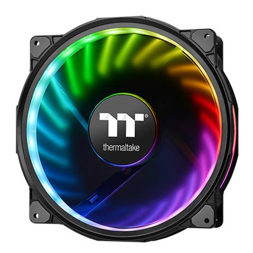Thermaltake  système de refroidissement d’ordinateur Boitier PC Ventilateur 20 cm Noir - CL-F070-PL20SW-A