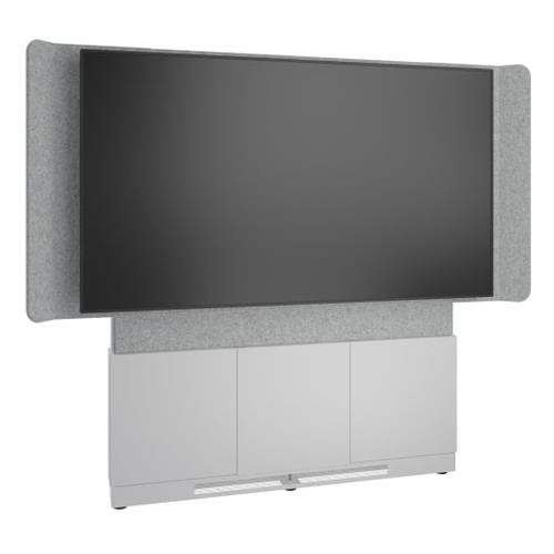 Middle Atlantic Products  support pour téléviseur 2,16 m (85") Gris, Argent, Blanc - FM-DS-6675FW-ED8W