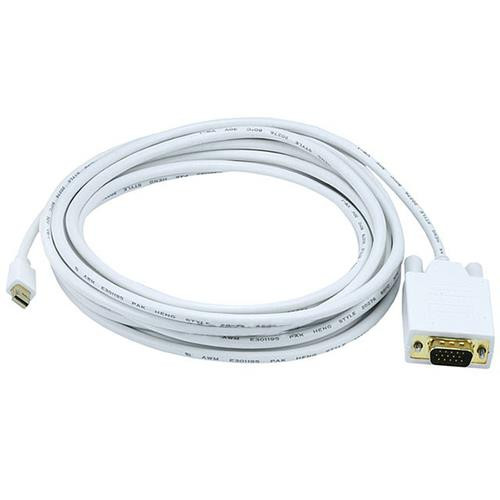 Monoprice Mini Displayport/VGA, 4.572 m 4,572 m VGA (D-Sub) Blanc - 6005