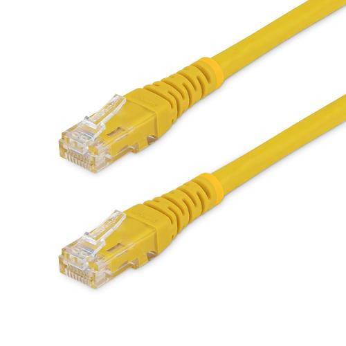 StarTech.com  câble de réseau Jaune 15,2 m Cat6 U/UTP (UTP) - C6PATCH50YL