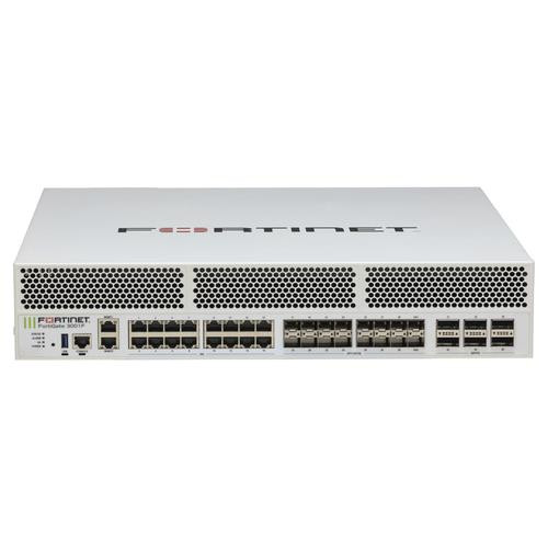 Fortinet FortiGate 3000F pare-feux (matériel) 2U 221 Gbit/s - FG-3000F-DC-BDL-950-12