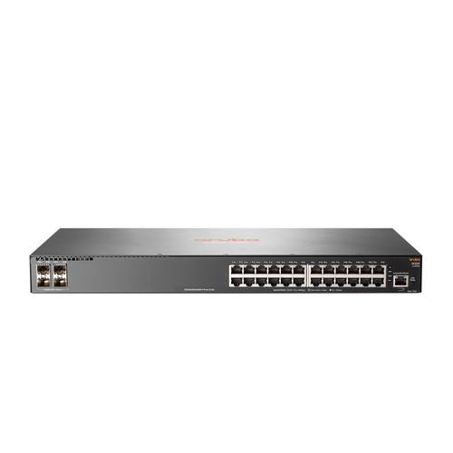 HPE Aruba Networking Aruba 2930F 24G 4SFP+ Géré L3 Gigabit Ethernet (10/100/1000) 1U Gris - JL253A#B2E