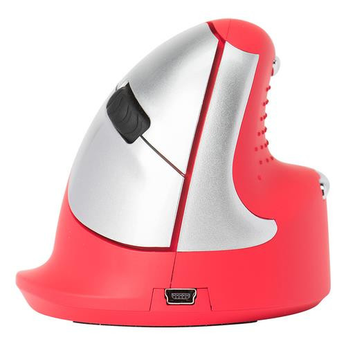R-Go Tools R-Go HE Sport, Souris ergonomique, Moyen (Longueur de la main 165-185mm), Droitier, Bluetooth, Rouge - RGOHEREDR