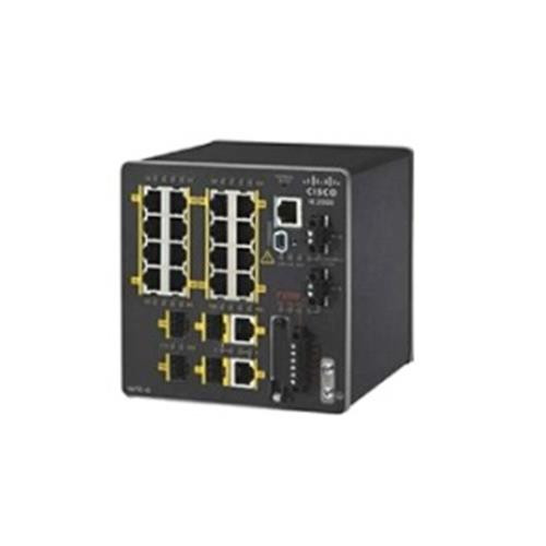 Cisco  commutateur réseau Géré L2 Fast Ethernet (10/100) Connexion Ethernet, supportant l'alimentation via ce port (PoE) Noir - IE-2000-16PTC-G-E