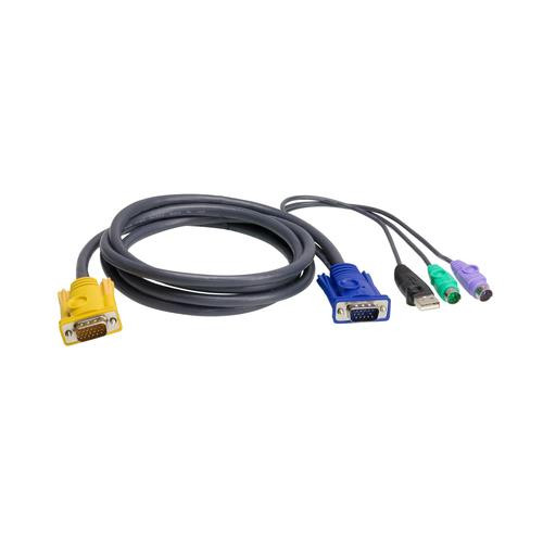 ATEN Câble KVM USB 1,8m PS/2 - 2L-5302UP