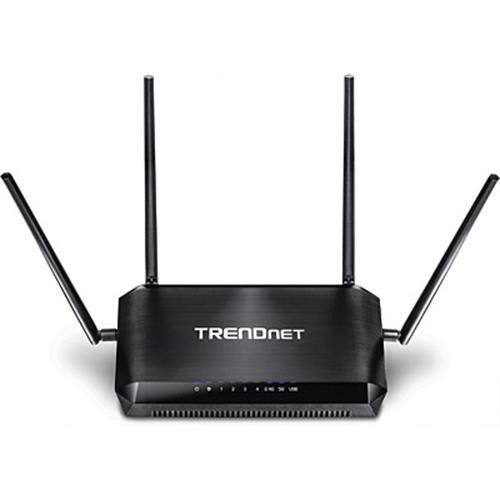 Trendnet AC2600 StreamBoost routeur sans fil Gigabit Ethernet Noir - TEW-827DRU