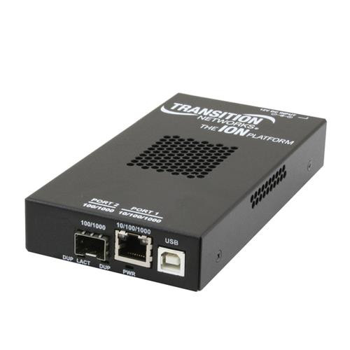 Transition Networks S3220-1040 convertisseur de support réseau 1000 Mbit/s Noir - S3220-1040-NA