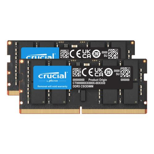 Crucial  module de mémoire 32 Go 2 x 16 Go DDR5 6400 MT/s - CT2K16G64C52CS5