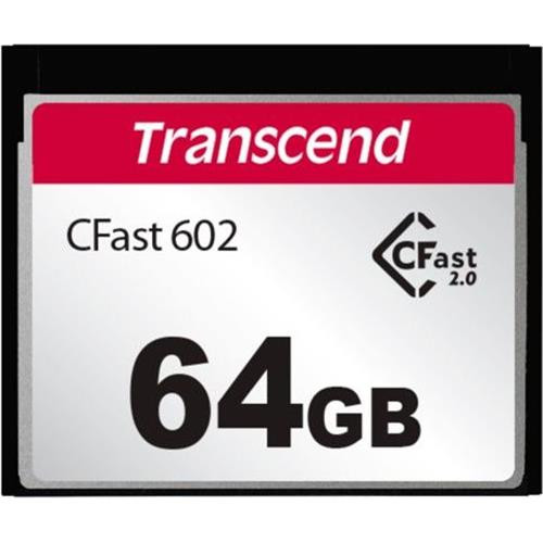 Transcend  mémoire flash 64 Go CFast 2.0 MLC - TS64GCFX602