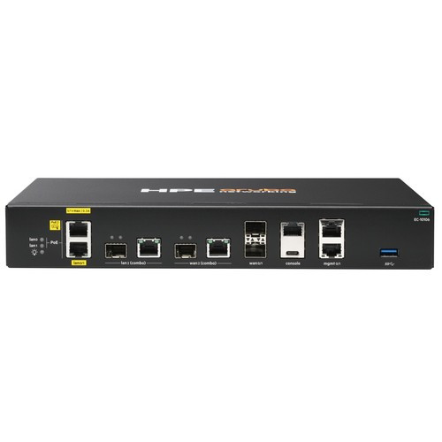 HPE Aruba Networking EdgeConnect 10106 1G 2x SFP 2x Combo 1G 2x RJ45 PoE+ SD-WAN Gateway - S0E22A