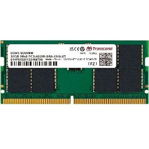 Transcend TS2GSA64V8E module de mémoire 16 Go 2 x 8 Go DDR5 262-pin SO-DIMM ECC - TS2GSA64V8E-I