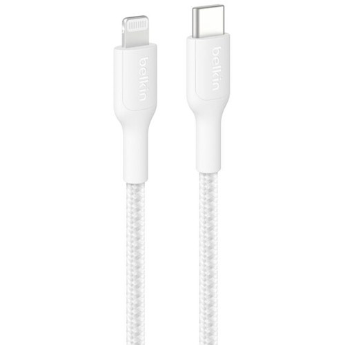 Belkin  câble Lightning 2 m Blanc - CAA022FQ2MWH