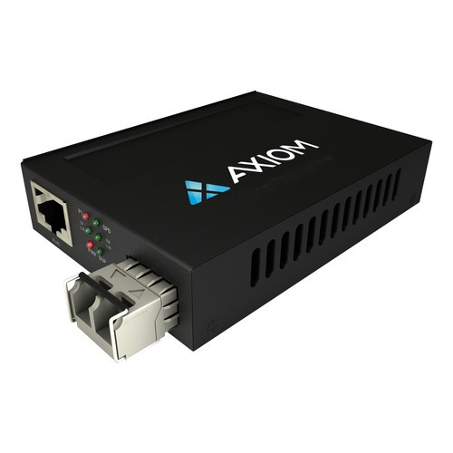 Axiom  convertisseur de support réseau 1000 Mbit/s 1310 nm Monomode Noir - MCP32-F1-S3L10-AX