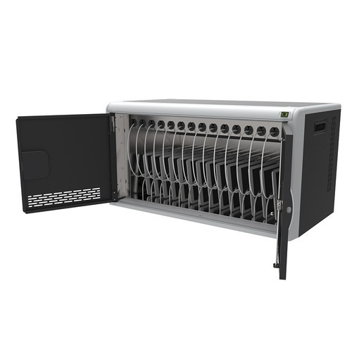 Rocstor  chariot et rangement roulant Desk & Wall mounted charging station organizer Noir, Gris - VT0C14-01