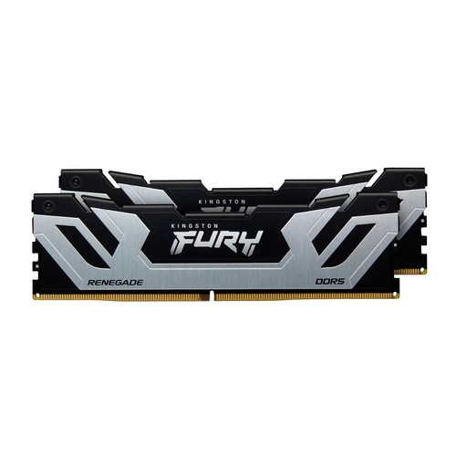 Kingston Technology FURY 48 Go 8800 MT/s DDR5 CL42 CUDIMM (Kit de 2) Renegade Silver - KF588CU42RSK2-48